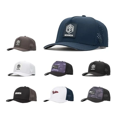Maxsus sport suv o'tkazmaydigan Polyester lazerli kesilgan teshik Gorras beysbol qalpog'i