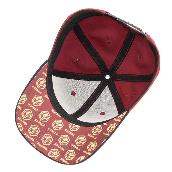 TCAP Custom 100% Cotton 6 Panel 3D Embroidery Curved Brim Baseball Cap