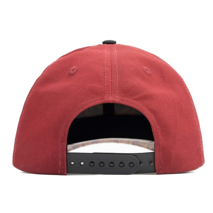 TCAP Custom 100% Cotton 6 Panel 3D Embroidery Curved Brim Baseball Cap