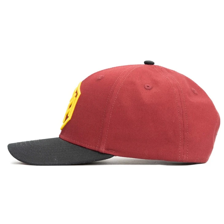 TCAP Custom 100% Cotton 6 Panel 3D Embroidery Curved Brim Baseball Cap
